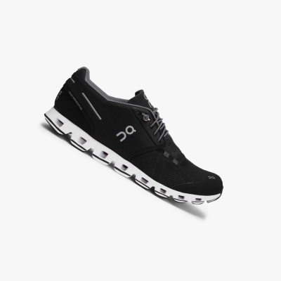 Black QC Cloud Men's Road Running Shoes | 0000111IE