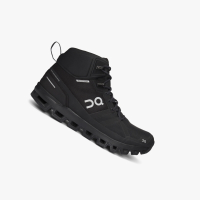 Black QC Cloudrock Waterproof Women's Hiking Boots | 0000160IE