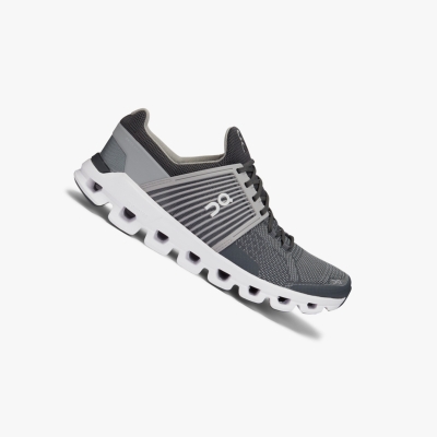 Grey QC Cloudswift Men's Road Running Shoes | 0000068IE