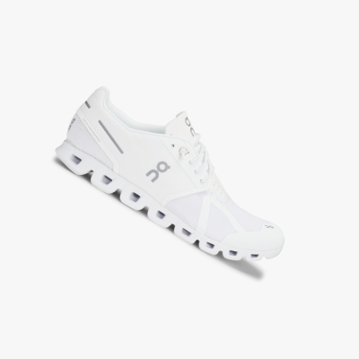 White QC Cloud Women's Road Running Shoes | 0000088IE